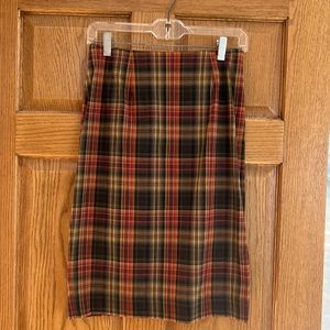 Doncaster sport plaid skirt; size 8